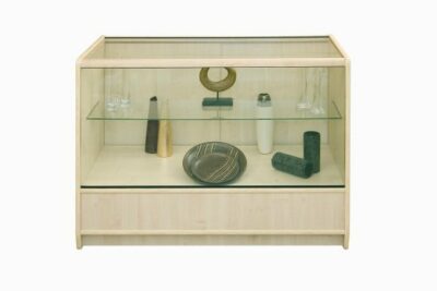 Choice Series 1200mm 2/3 Glass Display Counter - Maple - Maple 1