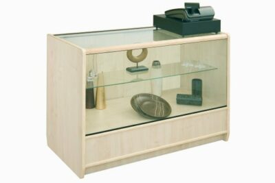 Choice Series 1200mm 2/3 Glass Display Counter - Maple