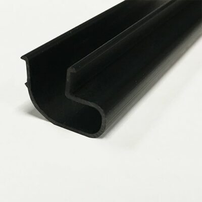 Black PVC Slatwall Inserts