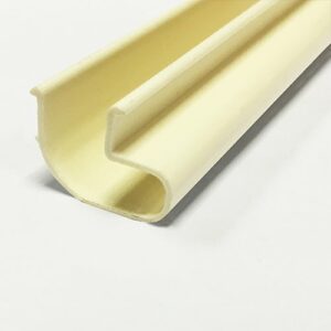 Cream PVC Slatwall Inserts