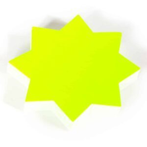 Dayglo Stars - Yellow