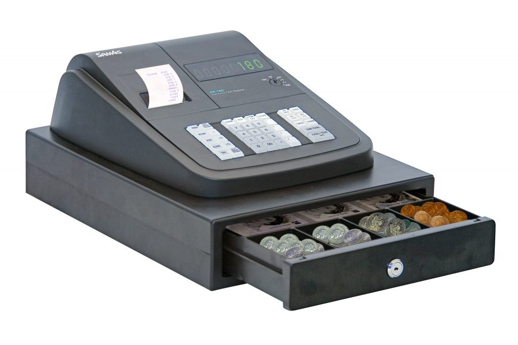 Sam4s ER180US Small Drawer Cash Register CM791