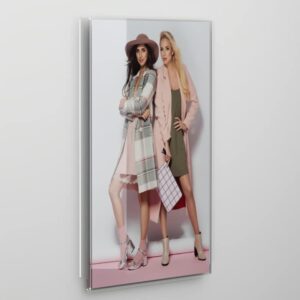 Easy Access Cable Display Poster Holders - Portrait