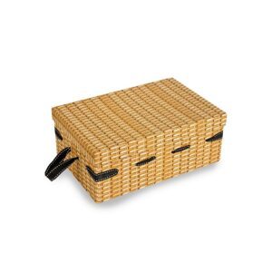GP007 Medium rectangular gift box with stitched ribbon