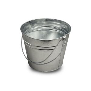 MT038 Large galvanized metal bucket