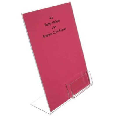 LD4542 - A4 Poster Holder With Business Card Pocket