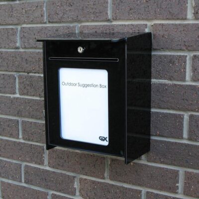 PS9478 - Outdoor Suggestion Box - Lockable: 250mm (W) x 140mm (D) x 320mm (H) 1
