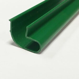 Green PVC Slatwall Inserts