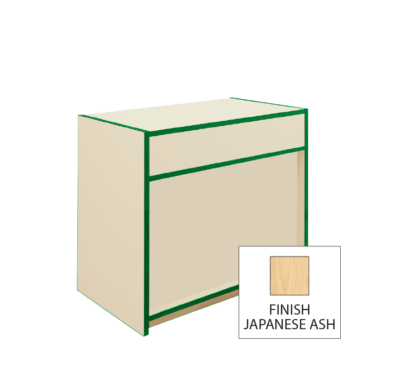 300 Series Cash & Wrap Counter - L150cm -Japanese Ash