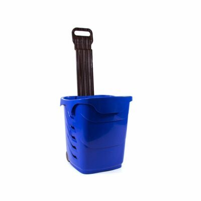 Easy Shopper - 38 Litre Wheeled Shopping Basket - Blue 1