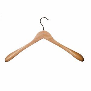 R1015 Wooden Shaped Jacket Hanger