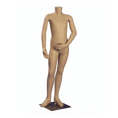 R1233 - Child's Headless Mannequin - Fleshtone - Age 12