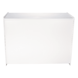 R1501 and R1503 - Sales Shop Counter - White - front view