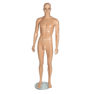 R320 Male Full Body Mannequin with Make Up – Fleshtone
