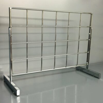 R453 - Counter Top Gridwall Display - Chrome 1