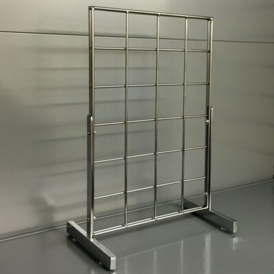 R453 - Counter Top Gridwall Display - Chrome 2