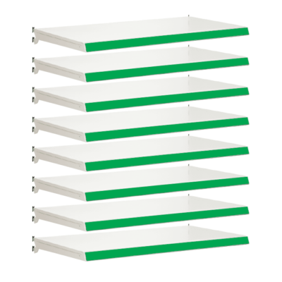 Pack of 8 complete shelves for Evolve S50i - Jura & Green