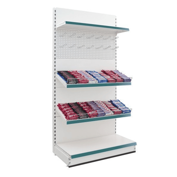 Retail Shop Shelving - Stationery / Confectionery Display - Jura 9001 ...