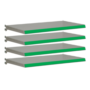 Pack of 4 complete shelves for Evolve S50i - Silver & Green