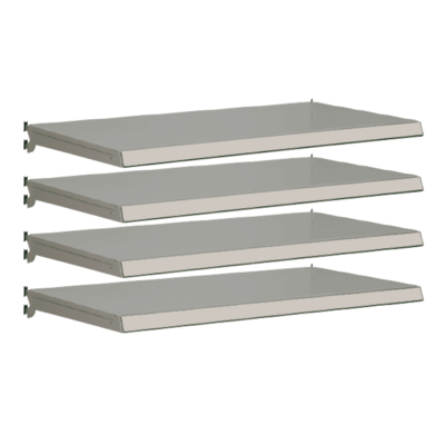 Pack of 4 complete shelves for Evolve S50i - Silver