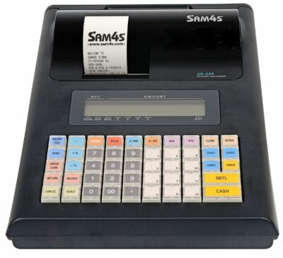 Sam4s ER-230BEJ Portable Cash Register - Front View
