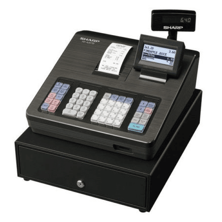 Black CE057 Sharp XE-A207 Cash Register 