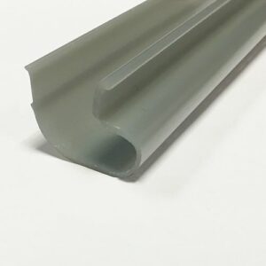 Silver PVC Slatwall Inserts