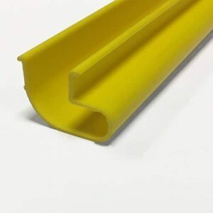 Yellow PVC Slatwall Inserts