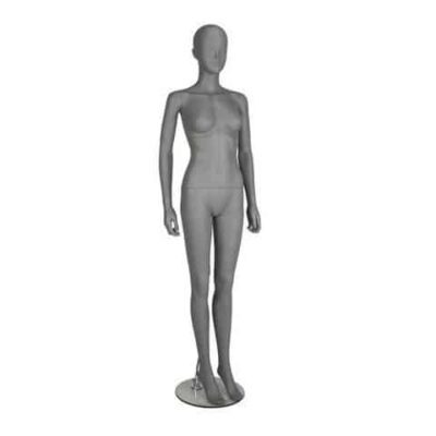GAF341 Female Mannequin - Abstract - Matt Grey
