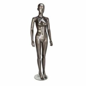 GAF352 Female Mannequin - Abstract - Gloss Pewter