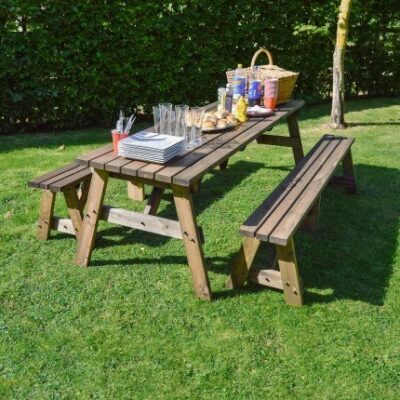 Oakham Picnic Table And Bench Set 1
