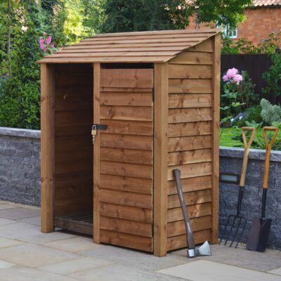DTS-RBR - Cottesmore Tool Store - Rustic Brown - Front Right