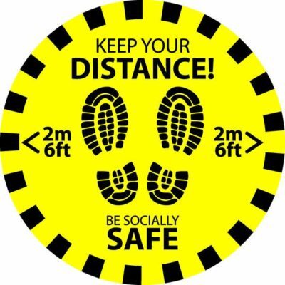 Keep Your Distance - Circular - 300mm
