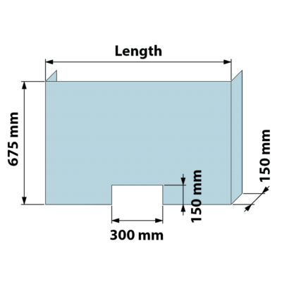 ReceptionShield Panel dimensions
