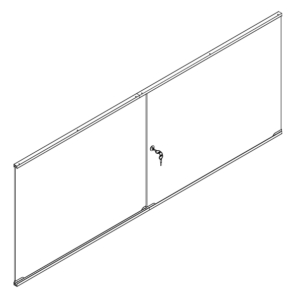 R1539 R1540 R1541 R1542 Sliding Door Pack for Self Assemble Shop Counters