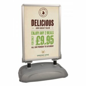 A1 Forecourt / Pavement Snap Frame Poster Display