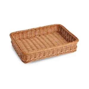 PL025 Plastic Wicker Basket