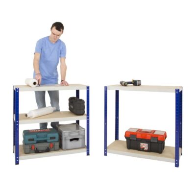 Clicka Shelving Storage Racking - Bench - In Use
