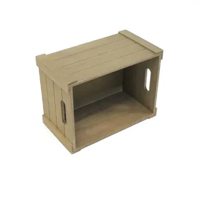 ST083 Wooden Display Crate Grey 01
