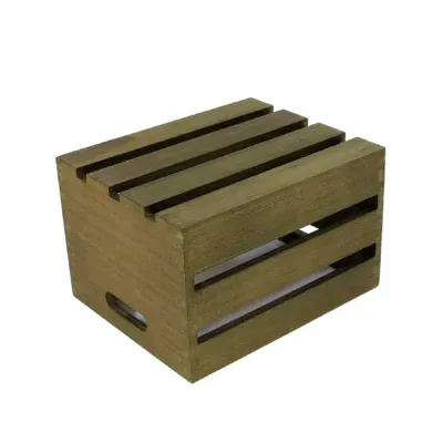 ST116 Large Dark Wooden Crate 02