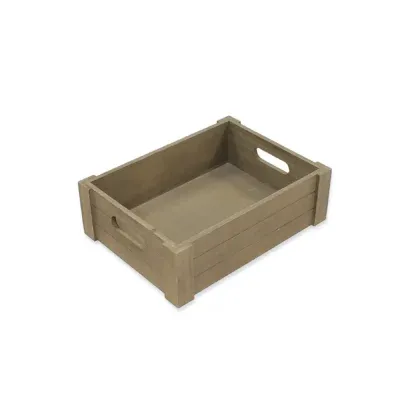 ST082 - Wooden Display Crate - Grey