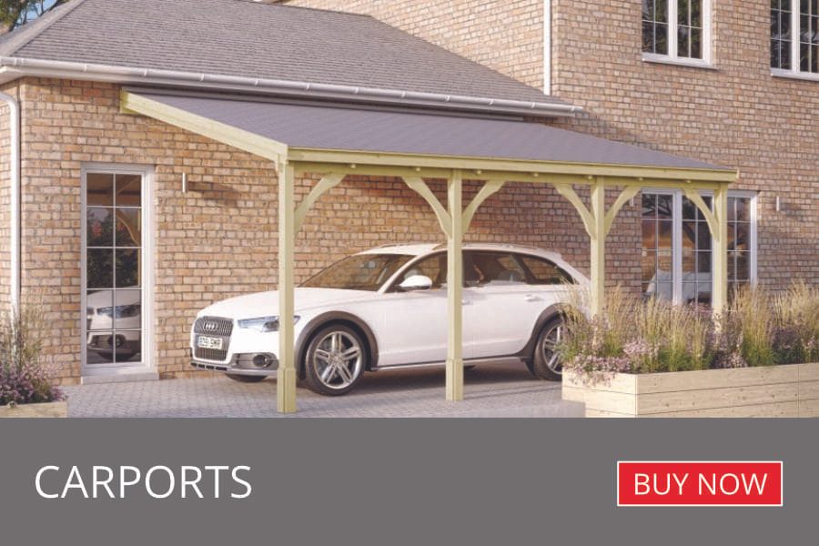 Quality range of carports available in a range of different sizes and colours