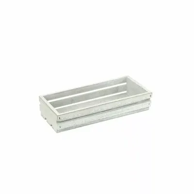 TR226 Small White Wooden Crate