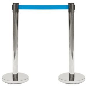 R1902 Blue Retractable Barrier - Pack of 2