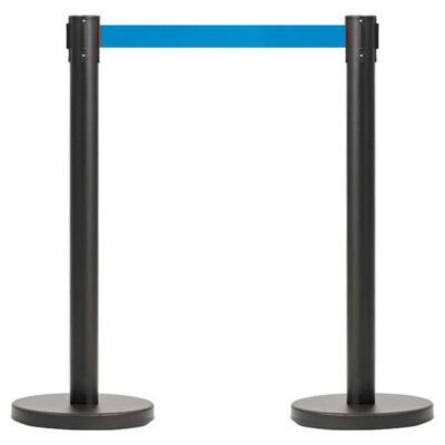 R1922 Blue Retractable Barrier - Pack of 2