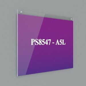 PS8547 - A5 Landscape Wall Mounted Hanging Sign Holder