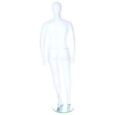 R349 Female Mannequin - Life Size - White Finish - Back View