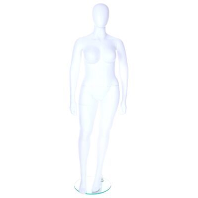 R349 Female Mannequin - Life Size - White Finish - Front View