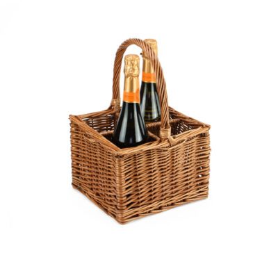 BH041 - 4 Wine Bottle Carrier - with Bottles (not supplied)