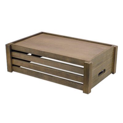 CT100 - 1/1 GN Olive Grey Wooden Riser